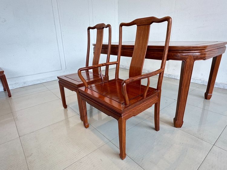 ชุดโต๊ะทานอาหาร 8 ที่นั่ง ท็อปขยายได้ รูปที่ 9