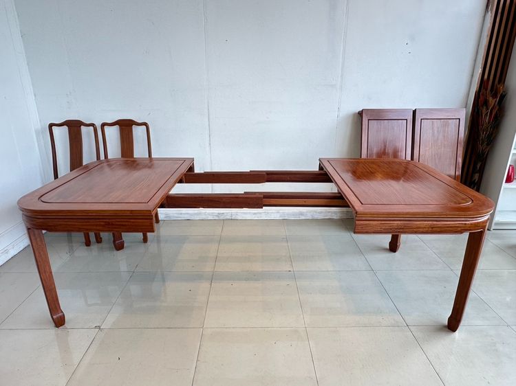ชุดโต๊ะทานอาหาร 8 ที่นั่ง ท็อปขยายได้ รูปที่ 3