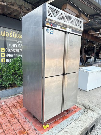 ตู้แช่สแตนเลส 4 ประตู แบรนด์ JTV METAL (ตู้ชิลล์) 2 พัดลม  รูปที่ 2