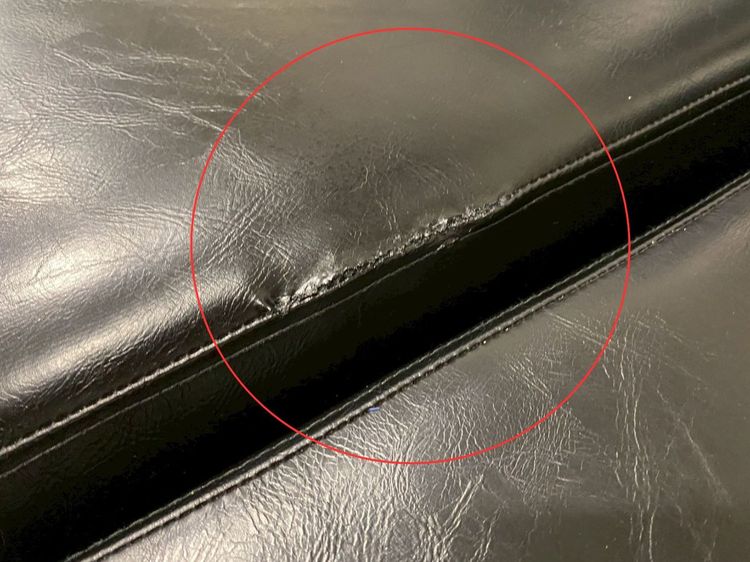 โซฟาเบด 3 ที่นั่ง เบาะหนัง สีดำ รูปที่ 17