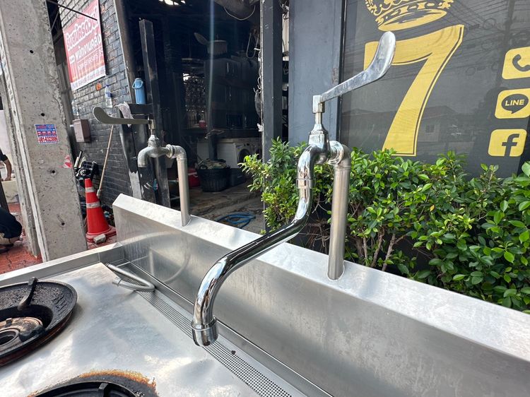 เตาแก๊ส ครัวไทย หัวเตา KB5  พร้อมก็อกน้ำ 4 หัว สแตนเลส เกรด 304 รูปที่ 8