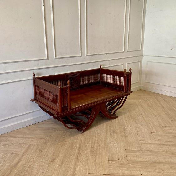 เก้าอี้อานช้างไม้ แกะสลัก กว้าง 140 cm รูปที่ 13