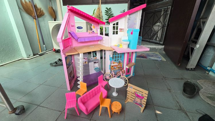 บ้านตุ๊กตา barbie มือสอง(B1)  รูปที่ 12