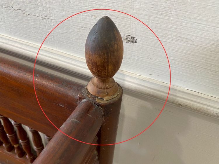 เก้าอี้อานช้างไม้ แกะสลัก กว้าง 202 cm รูปที่ 15