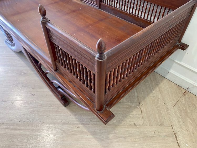 เก้าอี้อานช้างไม้ แกะสลัก กว้าง 202 cm รูปที่ 12