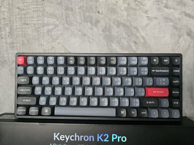 ขาย Keyboard Wireless Keychron K2 Pro Brown Switch สภาพดีไม่ค่อยได้ใช้