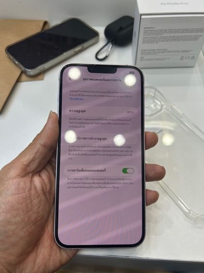 ขาย iPhone 14plus 128g สุขภาพแบต80 สวยไม่มีรอยตกหล่น ไม่เคยซ่อม เดิมๆราคา 14900 บาท นัดรับ กทม  Tel 0944561554 รูปที่ 5