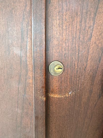 ตู้เสื้อผ้าไม้สัก สไตล์วินเทจ 2 บานเปิด 1 ลิ้นชัก โครงไม้สักทั้งตัว  รูปที่ 13