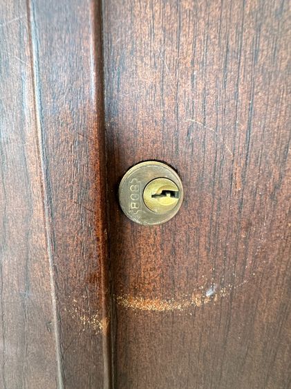 ตู้เสื้อผ้าไม้สัก สไตล์วินเทจ 2 บานเปิด 1 ลิ้นชัก โครงไม้สักทั้งตัว  รูปที่ 7