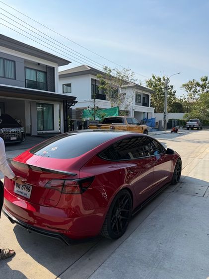 Tesla Model-3 2023 Long Range 4WD Sedan ไฟฟ้า ไม่ติดแก๊ส เกียร์อัตโนมัติ แดง รูปที่ 2