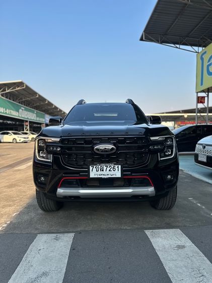 Ford Ranger 2024 2.0 Bi-Turbo Hi-Rider Storntrak Pickup ดีเซล ไม่ติดแก๊ส เกียร์อัตโนมัติ ดำ รูปที่ 2