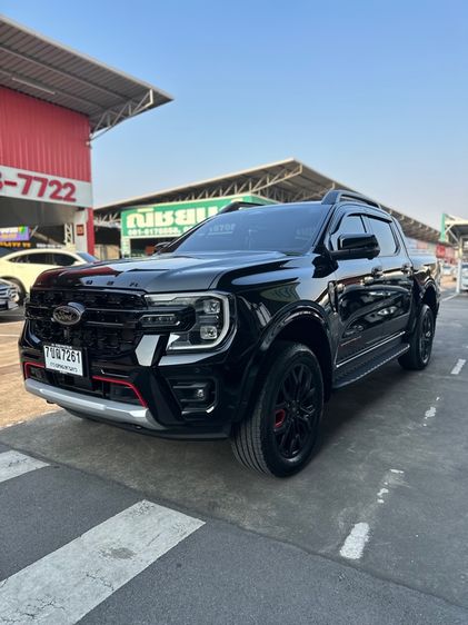 Ford Ranger 2024 2.0 Bi-Turbo Hi-Rider Storntrak Pickup ดีเซล ไม่ติดแก๊ส เกียร์อัตโนมัติ ดำ รูปที่ 4