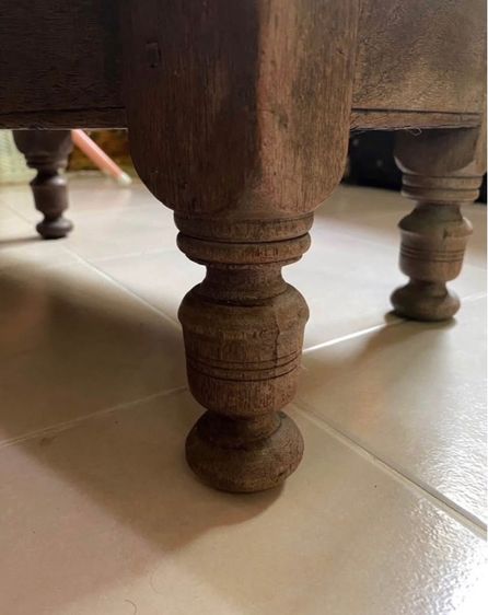 โต๊ะเขียนหนังสือไม้สักโบราณ รูปที่ 5