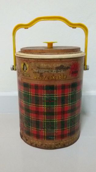 กระติกสังกะสีลายสก๊อต ยุคเก่า