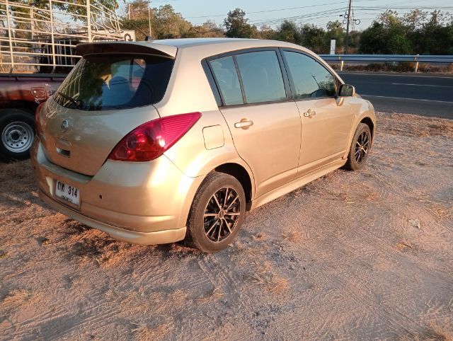 Nissan Tiida 2008 1.6 G Sedan เบนซิน ไม่ติดแก๊ส เกียร์อัตโนมัติ น้ำตาล รูปที่ 4