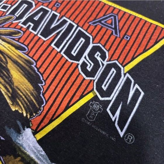 เสื้อยืด Vintage Harley-Davidson 1987 รูปที่ 3