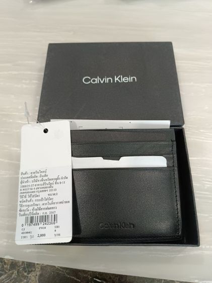 กระเป๋าใส่บัตร CK calvin klein ของแท้ มือ1 รูปที่ 4