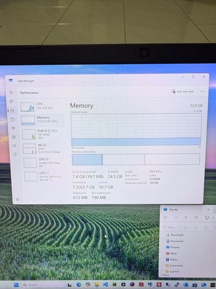 ขาย Acer Nitro 5 AN515-55 RAM 32GB GTX1650 จอ 144Hz แถม จอ IPS 22 นิ้ว รูปที่ 2