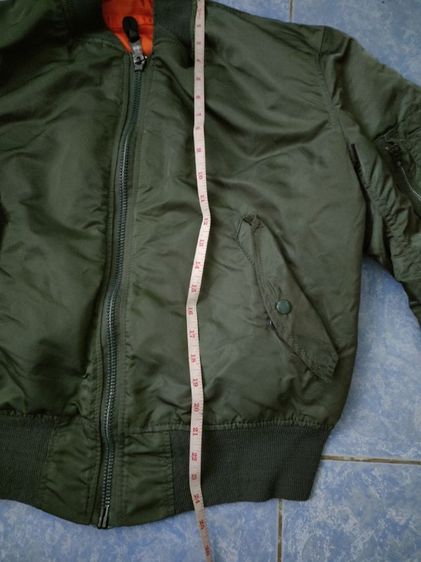 ขายเสื้อเจคเกตไฟท์ไซร์mสีเขียวสภาพใหม่ไม่มีตำหนิ รูปที่ 10