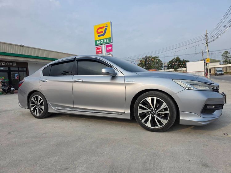 Honda Accord 2018 2.0 Hybrid Tech Sedan ไฮบริด ไม่ติดแก๊ส เกียร์อัตโนมัติ บรอนซ์เงิน รูปที่ 2