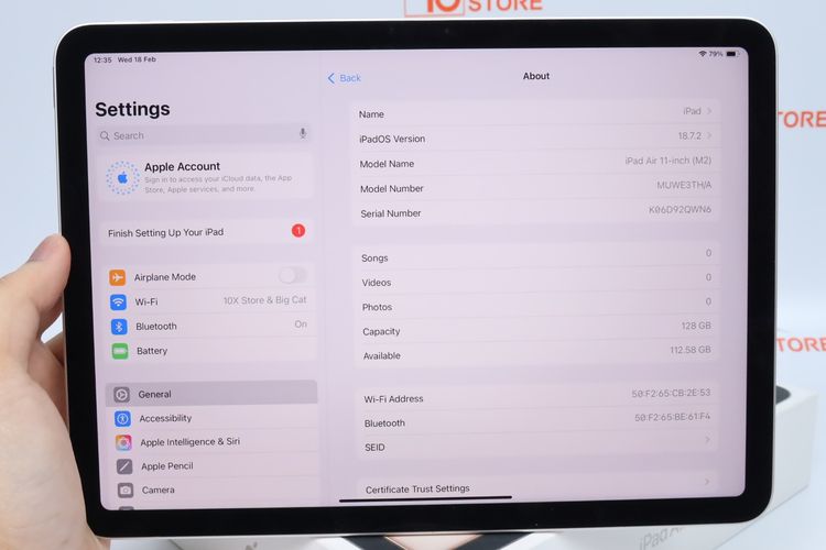 iPad Air M2 11" 128GB WiFi - ID26020251 รูปที่ 11