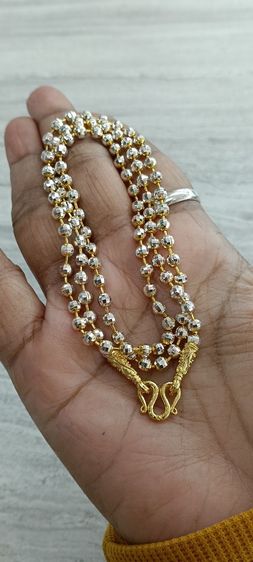 สร้อยคอทองคำขาวงานจิวไม่ลอกไม่ดำยาว 20 นิ้ว รูปที่ 13