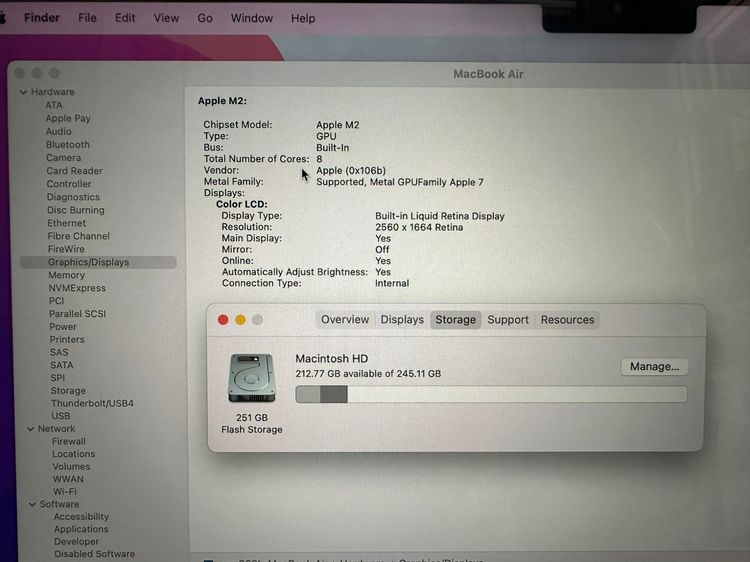 ขายถูกกกกกกกกกกกกกกกกกกกกกกกกก Mac Air 13 นิ้ว M2 Touch ID ปี 2022 สวยแจ่ม พร้อมใช้งาน รูปที่ 2