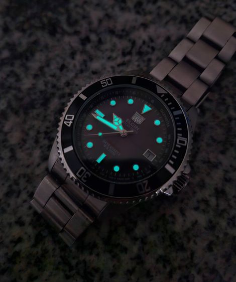 Elgin รหัส FK 1426 FL ระบบ Quartz กินแสง Solar drive รูปที่ 3