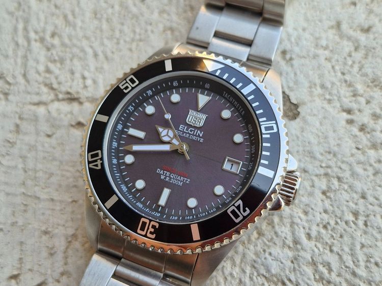 Elgin รหัส FK 1426 FL ระบบ Quartz กินแสง Solar drive รูปที่ 4