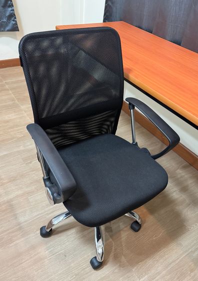 ลดราคา 25 เปอร์เซ็นต์ เก้าอี้สำนักงาน พนักพิงตาข่าย ปรับขึ้นลงได้ ขาเหล็กชุบโครเมี่ยม มีจำนวนจำกัด รูปที่ 8