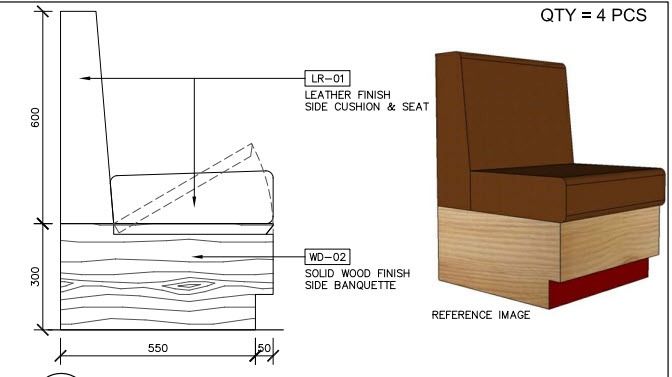 โซฟาเล็ก  สีส้ม Sofa Short รูปที่ 3