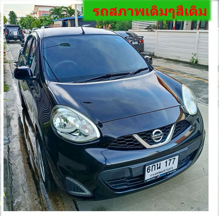 Nissan March 2017 1.2 E Limited Edition Sedan เบนซิน เกียร์อัตโนมัติ ดำ รูปที่ 3