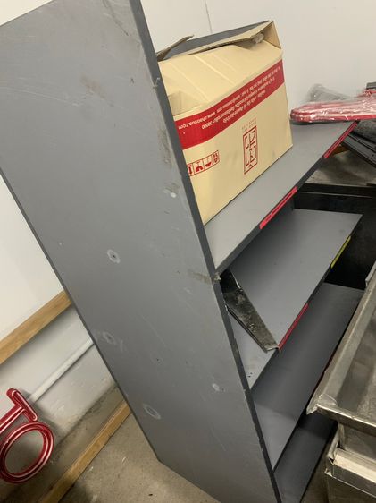 ชั้นวางของติดผนัง 4ชั้น Grey shelf 4tier