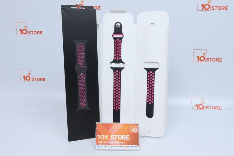 สาย Apple Watch Nike Sport Band 44mm Black.Pink Blast   - IDPS26020004