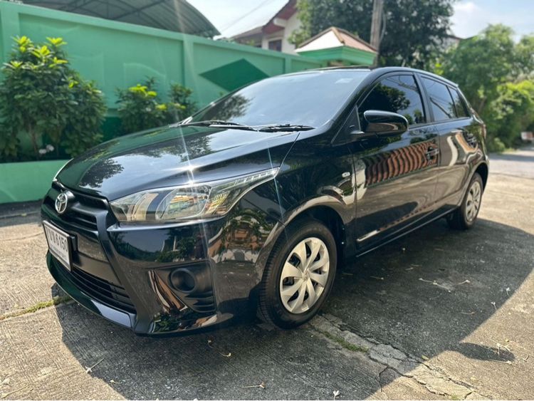 Toyota Yaris 2014 1.2 J Sedan เบนซิน ไม่ติดแก๊ส เกียร์อัตโนมัติ ดำ รูปที่ 3