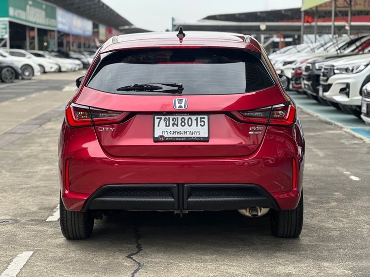 Honda City 2022 1.5 e:HEV RS Sedan ไฮบริด ไม่ติดแก๊ส เกียร์อัตโนมัติ แดง รูปที่ 4