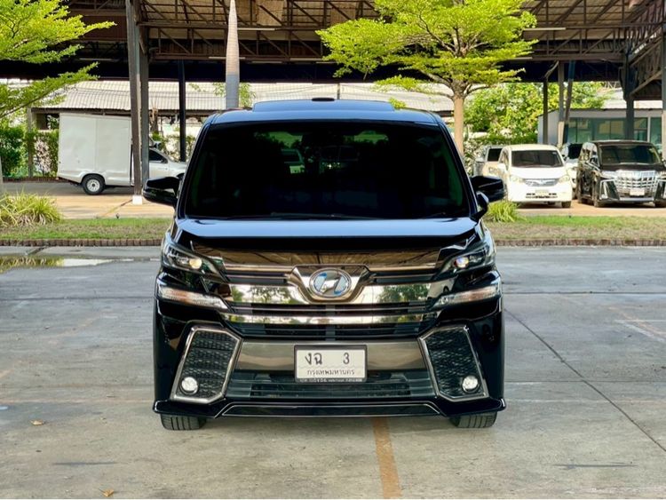 รถ Toyota Vellfire 2.5 Hybrid ZR G Edition E-Four 4WD สี ดำ