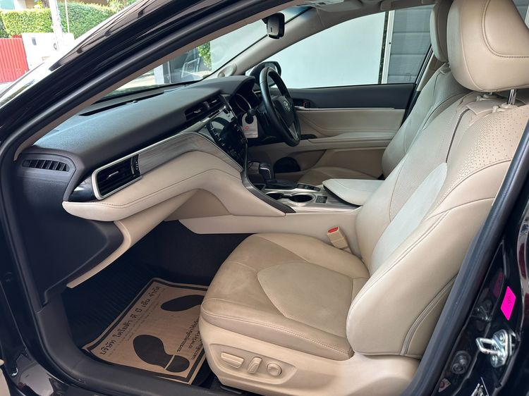 Toyota Camry 2019 2.5 HV ไฮบริด ไม่ติดแก๊ส เกียร์อัตโนมัติ ดำ รูปที่ 4