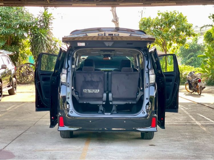 Toyota Vellfire 2015 2.5 Hybrid ZR G Edition E-Four 4WD Van ไฮบริด ไม่ติดแก๊ส เกียร์อัตโนมัติ ดำ รูปที่ 2