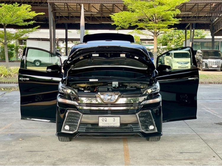 รถ Toyota Vellfire 2.5 Hybrid ZR G Edition E-Four 4WD สี ดำ