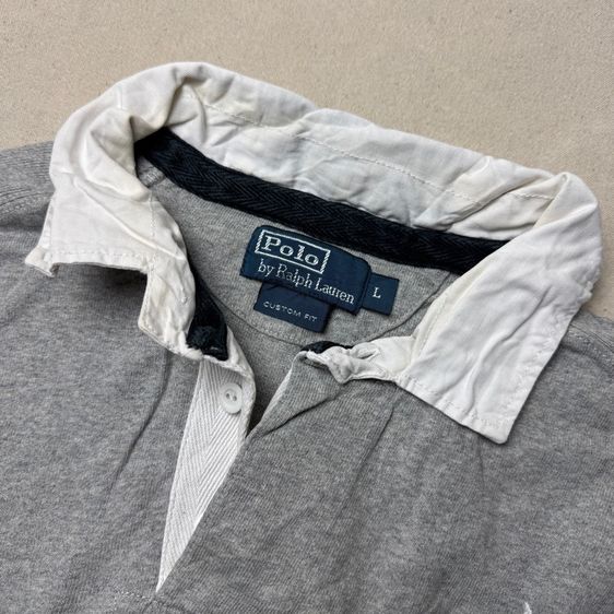 เสื้อยืดแขนยาว Polo RL​ Rugby​ by Ralph Lauren Size L  รูปที่ 3