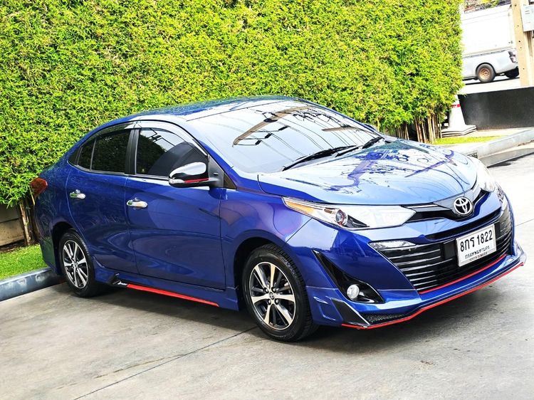 Toyota Yaris ATIV 2019 1.2 S Sedan เบนซิน ไม่ติดแก๊ส เกียร์อัตโนมัติ น้ำเงิน รูปที่ 2