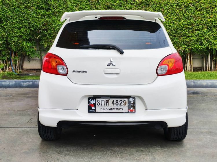 Mitsubishi Mirage 2015 1.2 GLX Sedan เบนซิน ไม่ติดแก๊ส เกียร์อัตโนมัติ ขาว รูปที่ 4