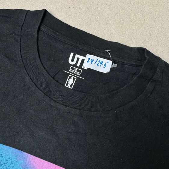 เสื้อยืด Uniqlo​ x​ Girl Skateboard Size XL  รูปที่ 6
