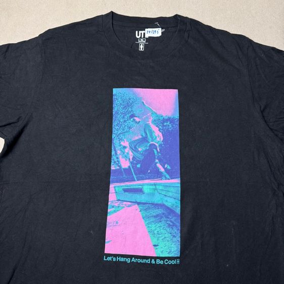 เสื้อยืด Uniqlo​ x​ Girl Skateboard Size XL  รูปที่ 3