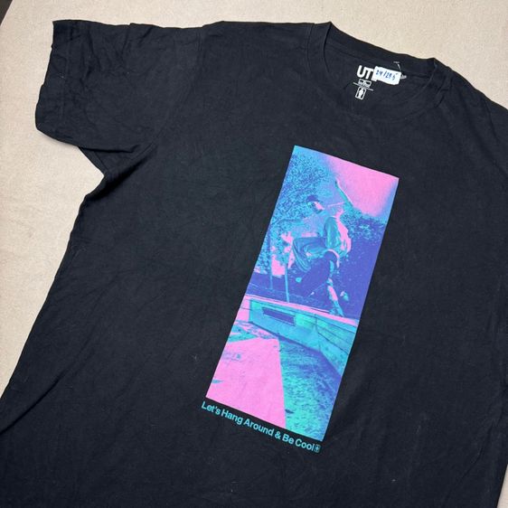 เสื้อยืด Uniqlo​ x​ Girl Skateboard Size XL  รูปที่ 2