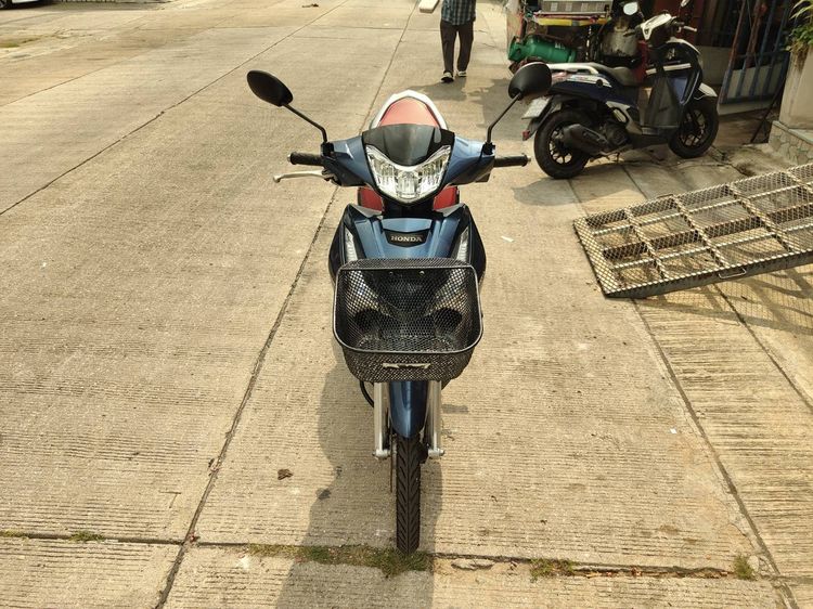 🛵ยังไงก็ขาย WAVE125i ปี 63 เครื่องไม่เดิม ท่อดังนิดๆ สีสวย สตาร์ทมือ เล่มชุดโอนครบ+เปลี่ยนถ่ายน้ำมันเครื่องฟรี ส่งฟรี30 ก.ม รูปที่ 4