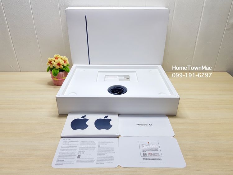 MacbookAir (Retina15-inch, 2024) M3 8-Core CPU 10-Core GPU SSD 256Gb Ram 8Gb สี Midnight ครบกล่อง มีประกัน รูปที่ 2