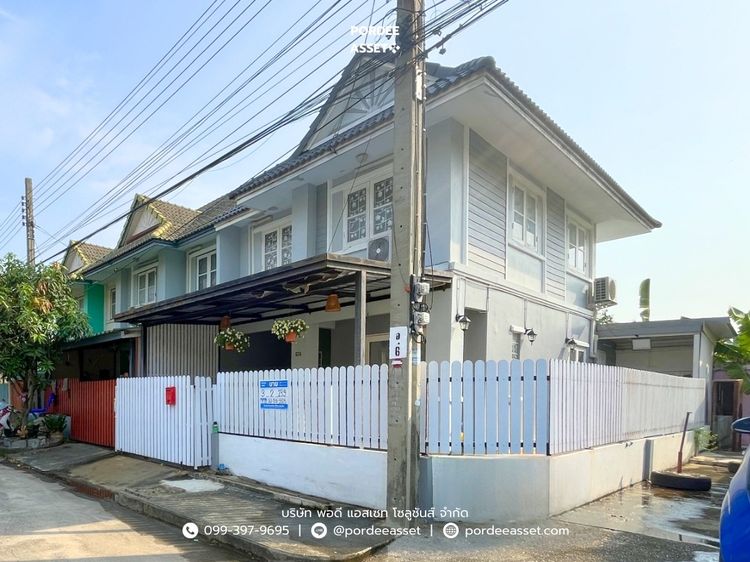 ทาวน์โฮม 2 ชั้น  บ้านพฤกษา25 บางใหญ่ ซอยกันตนา (หลังมุม ขนาด 24 ตร.ว.) บางแม่นาง บางใหญ่ นนทบุรี  รูปที่ 2