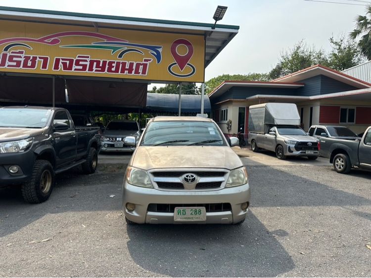 Toyota Hilux Vigo 2006 2.5 G Pickup ดีเซล ไม่ติดแก๊ส เกียร์ธรรมดา บรอนซ์ทอง รูปที่ 2